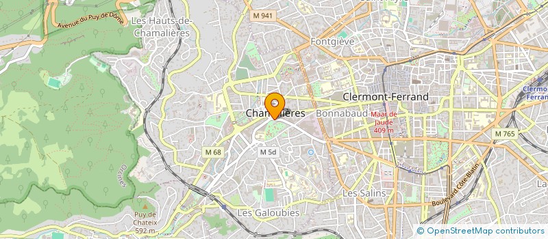 localisation de l'entreprise PRESTAFORM à CHAMALIERES