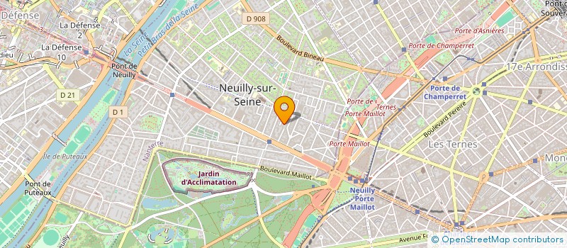 localisation de l'entreprise PRESTAGILITY à NEUILLY-SUR-SEINE