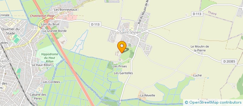 localisation de l'entreprise PRESTAGRI 17  SAINT-VIVIEN