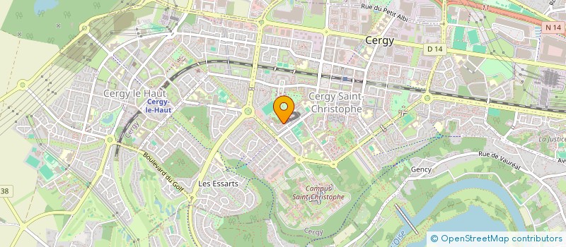 localisation de l'entreprise PRESTAKONNECT  CERGY