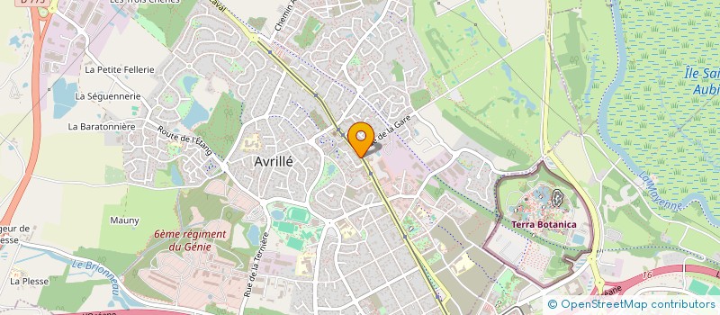 localisation de l'entreprise PRESTAL à AVRILLE
