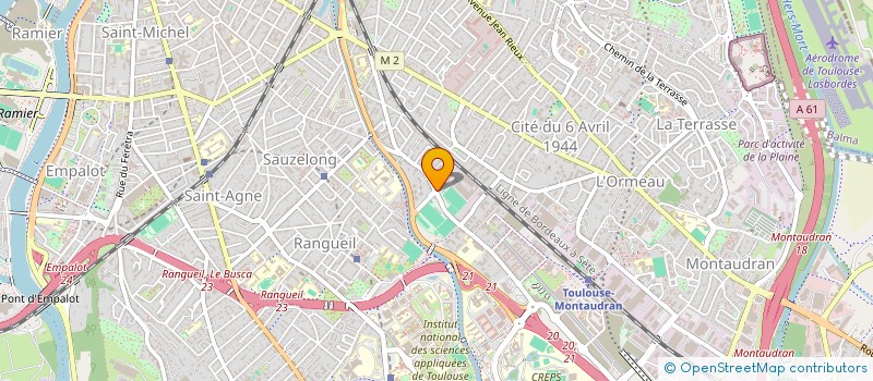 localisation de l'entreprise PRESTALIA à TOULOUSE