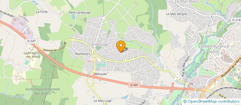localisation de l'entreprise PRESTALIM à LIMOGES