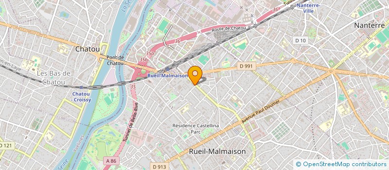 localisation de l'entreprise PRESTALLIANCE à RUEIL-MALMAISON