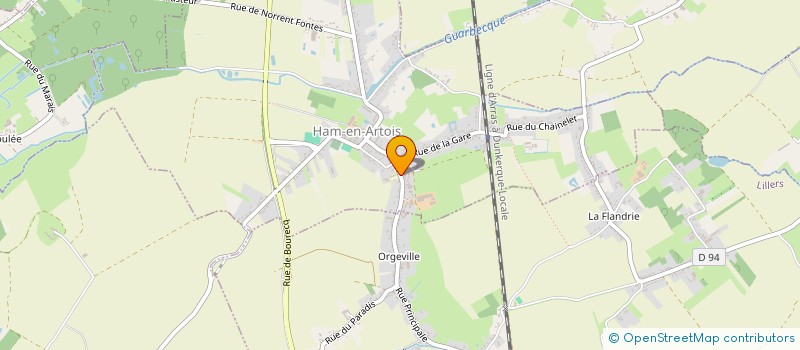 localisation de l'entreprise PRESTALOCTP à HAM-EN-ARTOIS
