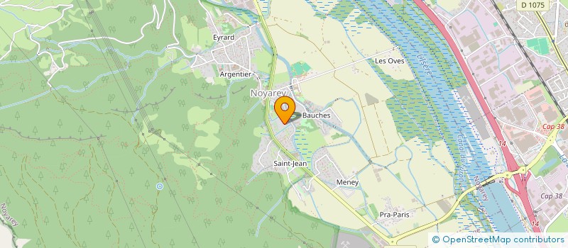 localisation de l'entreprise PRESTALP à NOYAREY