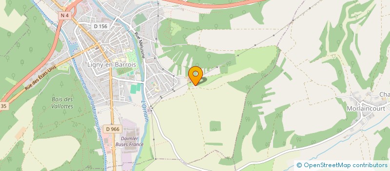 localisation de l'entreprise PRESTALY à LIGNY EN BARROIS