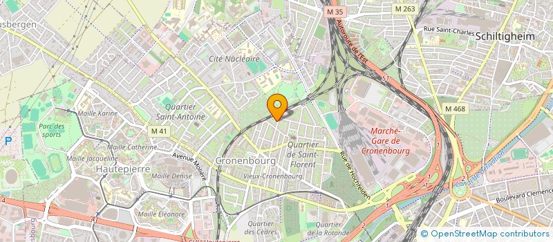 localisation de l'entreprise PRESTALYS à STRASBOURG