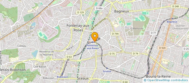 localisation de l'entreprise PRESTALYSS SARL à FONTENAY AUX ROSES