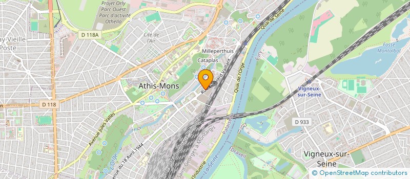 localisation de l'entreprise PRESTAN'S BTP + à ATHIS-MONS