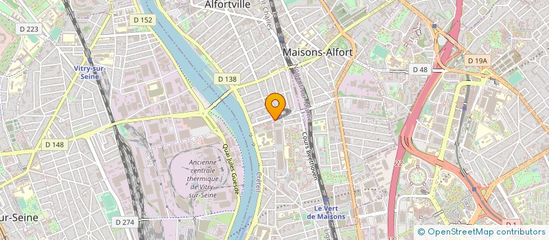localisation de l'entreprise PRESTANCE à ALFORTVILLE