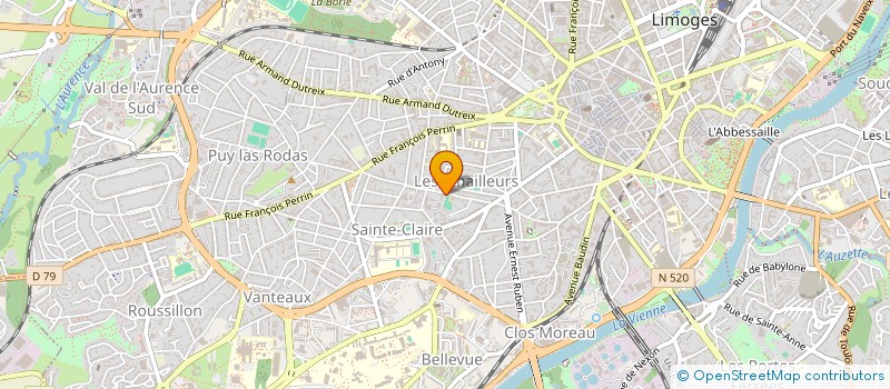 localisation de l'entreprise PRESTANCIEL à LIMOGES