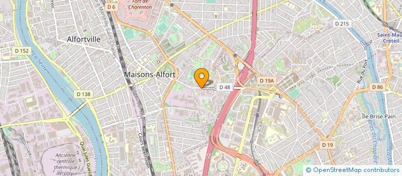 localisation de l'entreprise PRESTANET à MAISONS-ALFORT