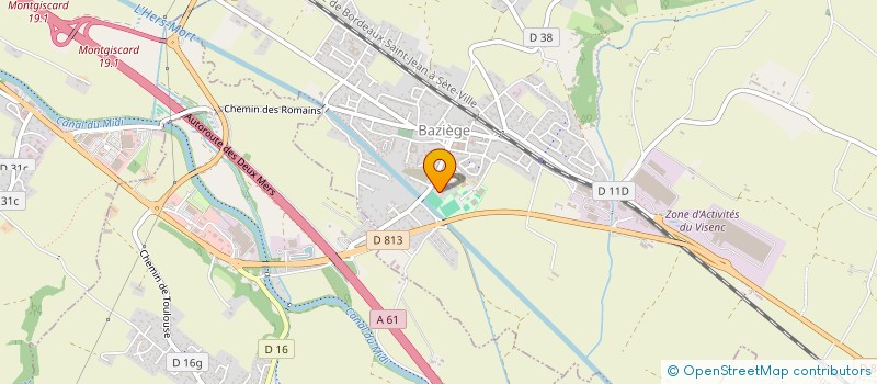 localisation de l'entreprise PRESTANET+  BAZIEGE