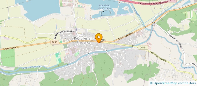 localisation de l'entreprise PRESTAPHARM à PEYROLLES-EN-PROVENCE