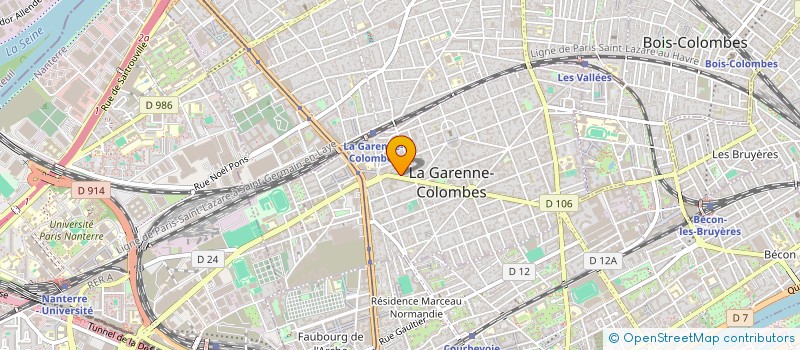 localisation de l'entreprise PRESTAPLUS INFORMATIQUE à LA GARENNE-COLOMBES