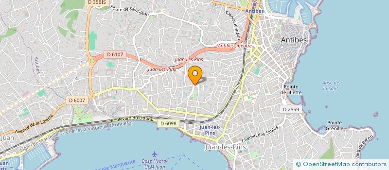localisation de l'entreprise PRESTAPRO RIVIERA à ANTIBES
