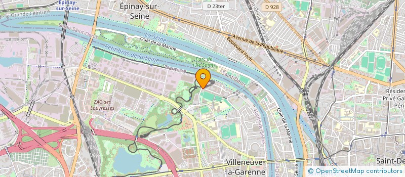localisation de l'entreprise PRESTASERVE à VILLENEUVE-LA-GARENNE
