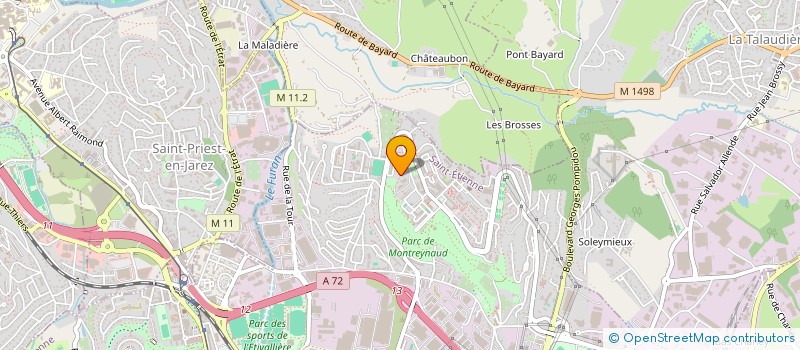 localisation de l'entreprise PRESTASERVICES PLUS  SAINT-ETIENNE