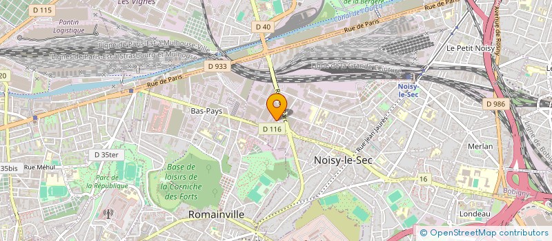 localisation de l'entreprise PRESTASIGN à NOISY LE SEC