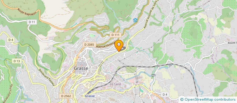 localisation de l'entreprise PRESTASUD à GRASSE