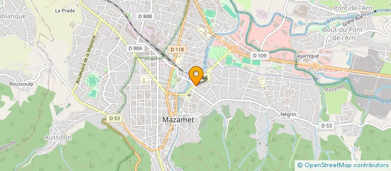 localisation de l'entreprise PRESTAT'AIR à MAZAMET