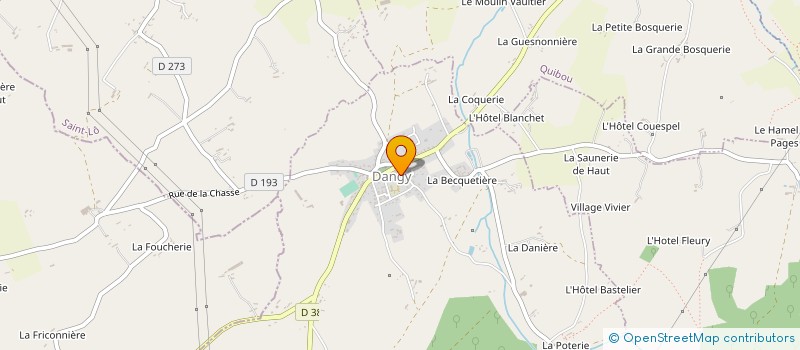 localisation de l'entreprise PRESTAT'YON PAYSAGES  CANISY