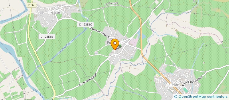 localisation de l'entreprise PRESTATAIRE DE SERVICE DANS LE BATIMENT à PUILACHER