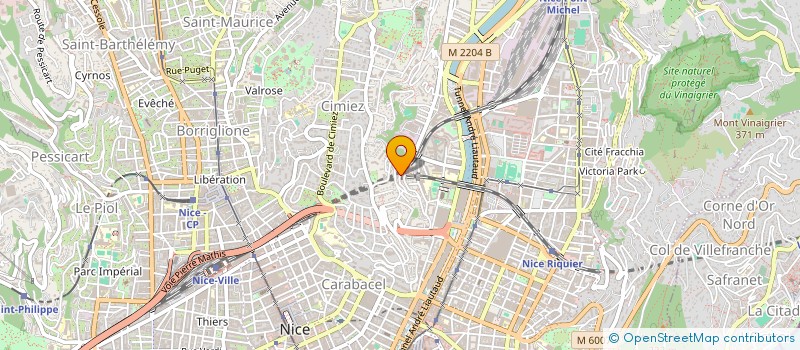 localisation de l'entreprise PRESTATAIRES DE SERVICES REUNIS à NICE