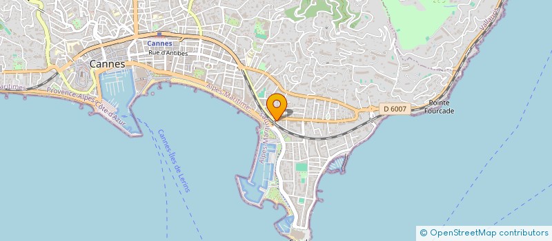 localisation de l'entreprise PRESTATAIRES ET SERVICES à CANNES