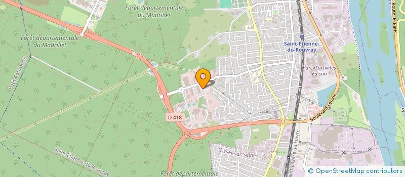 localisation de l'entreprise PRESTATEAM  SAINT-ETIENNE-DU-ROUVRAY