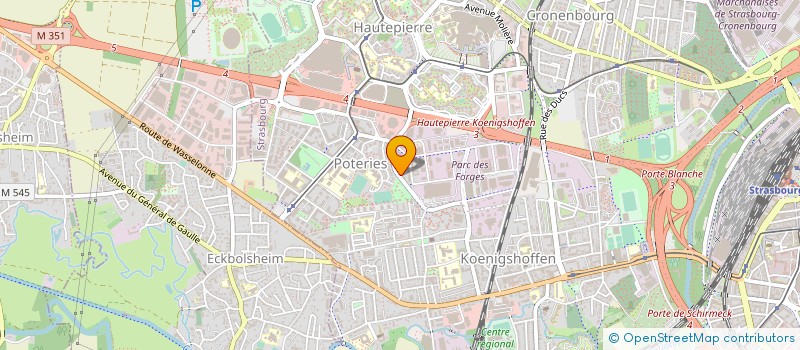 localisation de l'entreprise PRESTATELEM à STRASBOURG