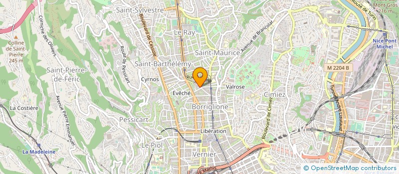 localisation de l'entreprise PRESTATHERM à NICE
