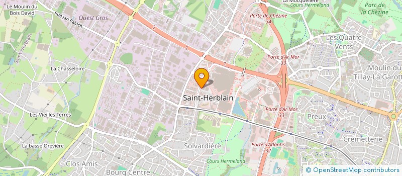 localisation de l'entreprise PRESTATIM  ST-HERBLAIN