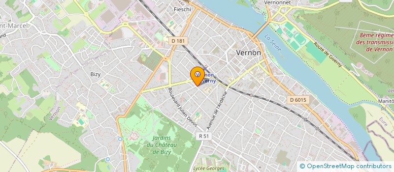 localisation de l'entreprise PRESTATION CONSEIL OR  VERNON