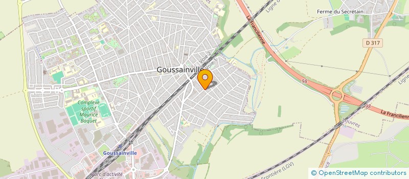 localisation de l'entreprise PRESTATION DE SCE COUVERTURE BENAZZA à GOUSSAINVILLE