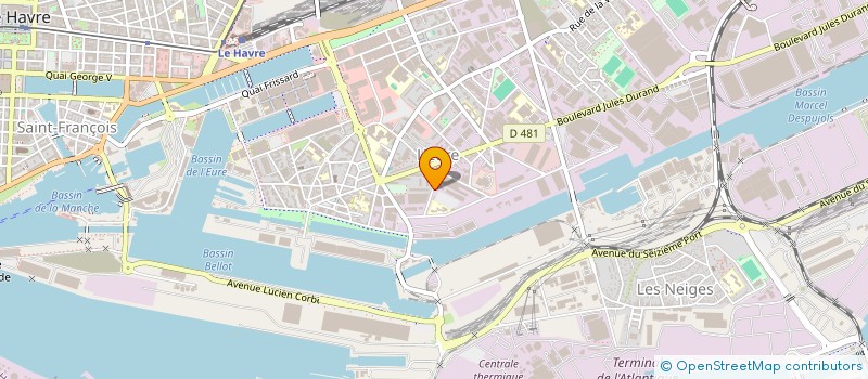 localisation de l'entreprise PRESTATION LOGISTIQUE TRANSPORT ET TRANS IT à LE HAVRE
