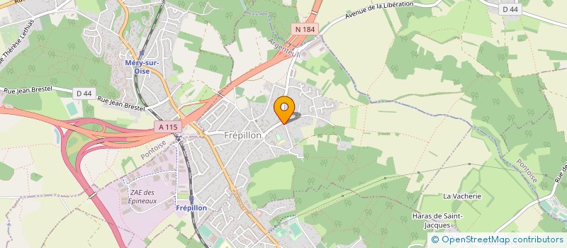 localisation de l'entreprise PRESTATION MANUTENTION SERVICES SPECIALISE  FREPILLON