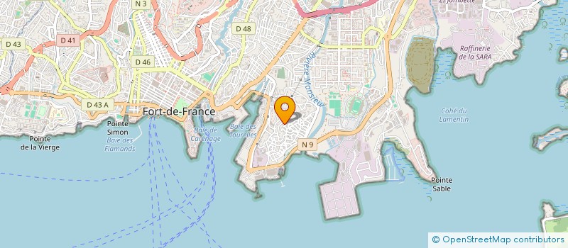 localisation de l'entreprise PRESTATION MERCH DILLON à FORT DE FRANCE