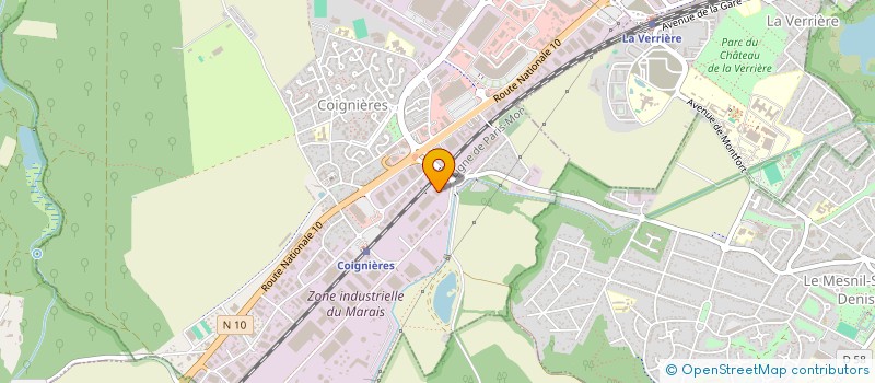 localisation de l'entreprise PRESTATION MONTAGE SERVICE à COIGNIERES