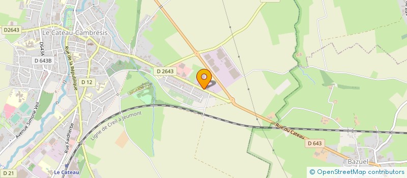 localisation de l'entreprise PRESTATION SERVICE NEGOCE à LE CATEAU-CAMBRESIS