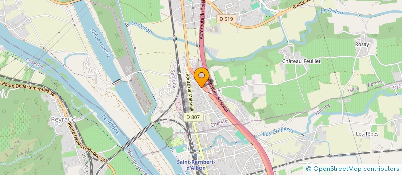 localisation de l'entreprise PRESTATIONS  CHANAS