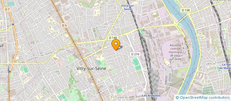 localisation de l'entreprise PRESTATIONS 94 à VITRY-SUR-SEINE