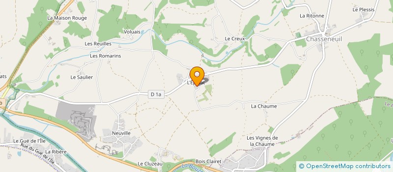 localisation de l'entreprise PRESTATIONS AGRI-GENOT à CHASSENEUIL