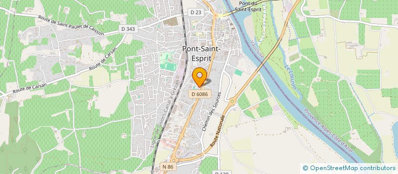 localisation de l'entreprise PRESTATIONS AGRICOLES EL BAROUDI à PONT-SAINT-ESPRIT