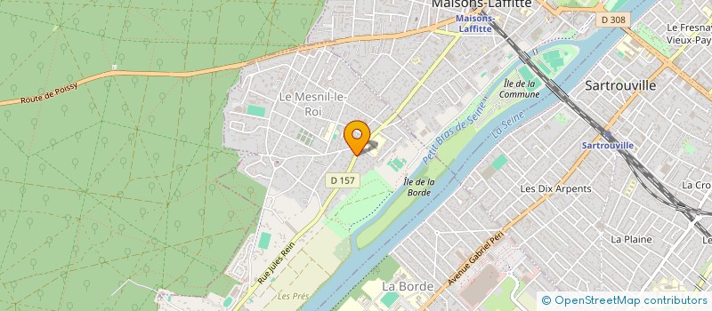 localisation de l'entreprise PRESTATIONS BATIMENT à LE MESNIL-LE-ROI