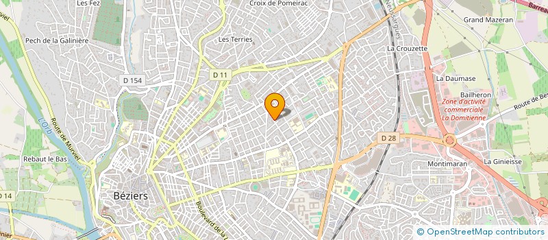 localisation de l'entreprise PRESTATIONS BEZIERS SERVICES à BEZIERS