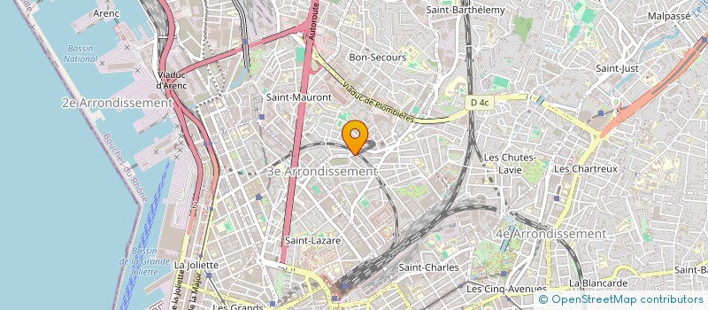 localisation de l'entreprise PRESTATIONS CHRONO à MARSEILLE 3EME