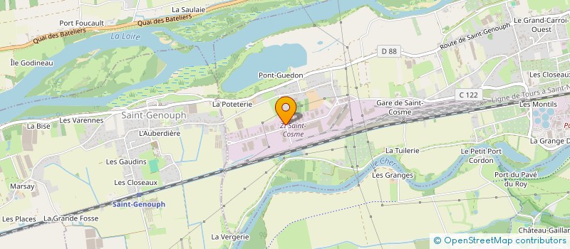 localisation de l'entreprise PRESTATIONS-COLIS-SERVICES  LA RICHE