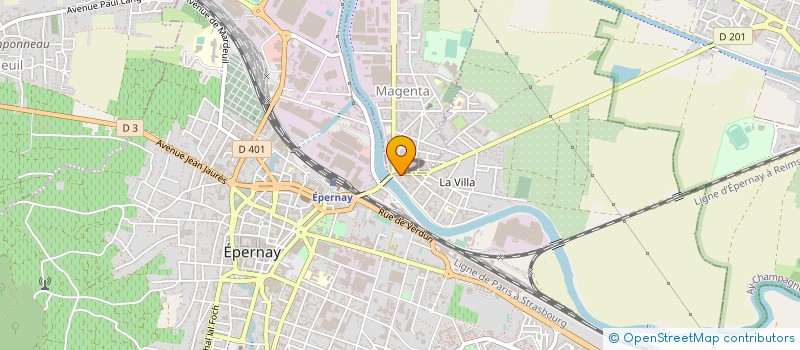 localisation de l'entreprise PRESTATIONS DACIER à EPERNAY